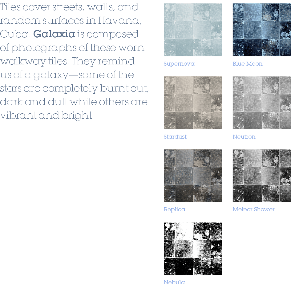 Stardust,Meteor Shower,Replica,Neutron,Nebula,Blue Moon,Supernova,Tiles cover streets, walls, and random surfaces in ...